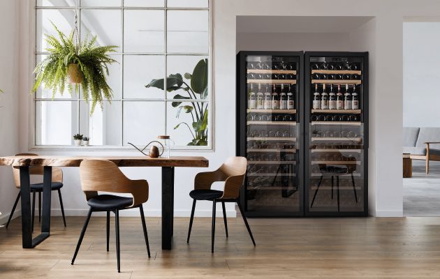 Wine cabinets for a living room