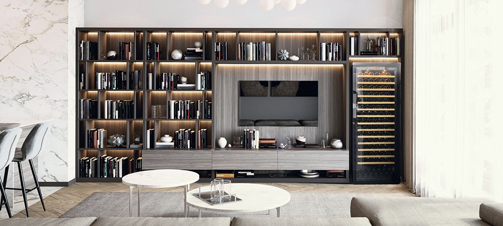 Wine-maturing cabinets