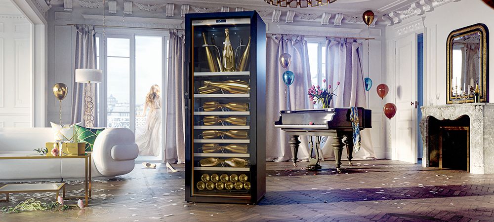 Champagne cabinets