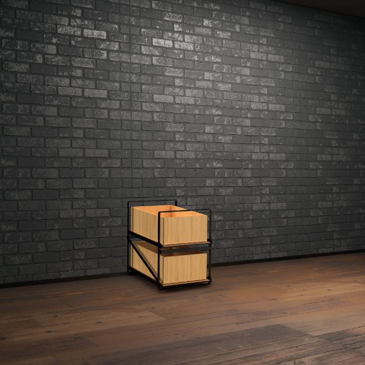 Storage system for 12-bottle wine cases