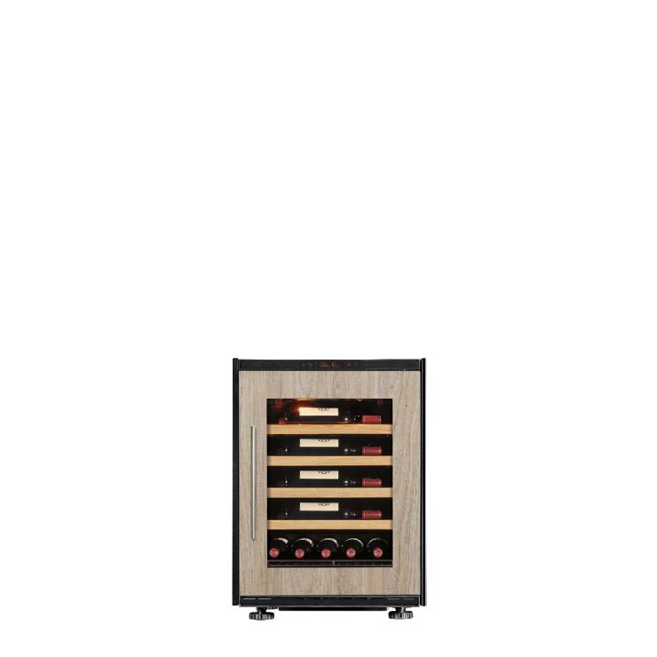 Small wine serving cabinet, multi-temperature, which can be built-in and fluh fitted - Inspiration