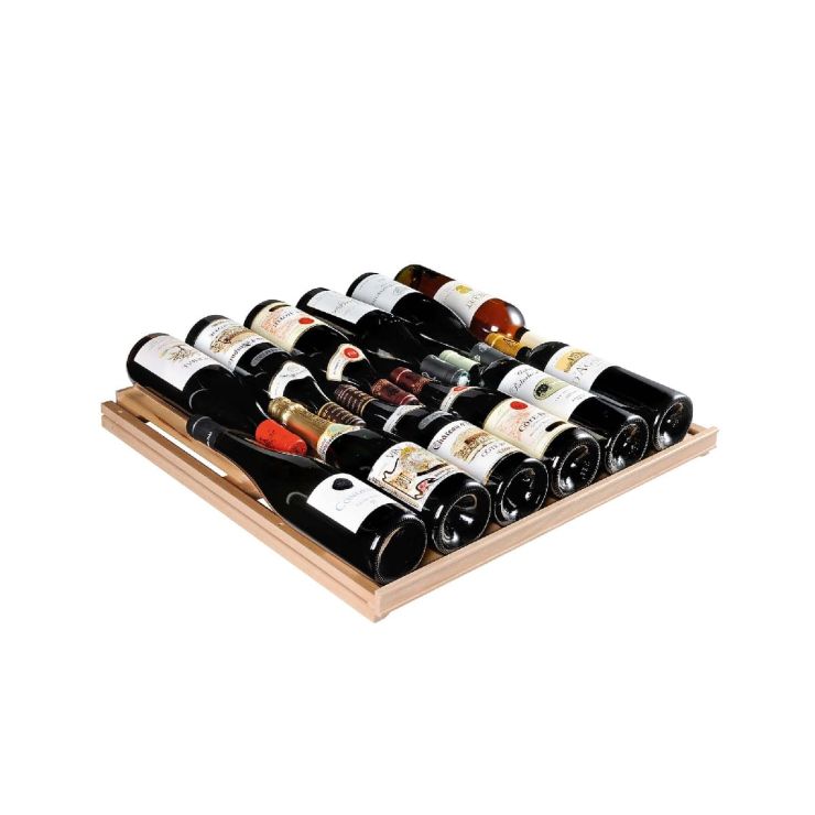 Premiere universal shelf in beech - Up to 77 bottles