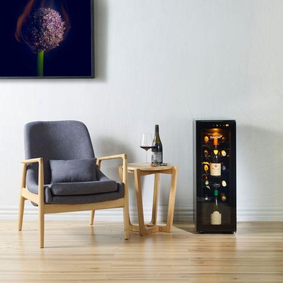 12-bottle wine bar - brings wine to the correct temperature and preserves open bottles