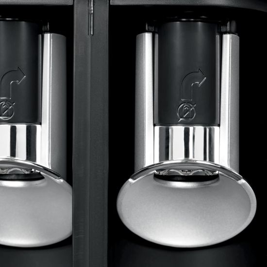 Wine bar for private individuals - brings wine to the correct serving temperature and displays open bottles - 2 bottles.