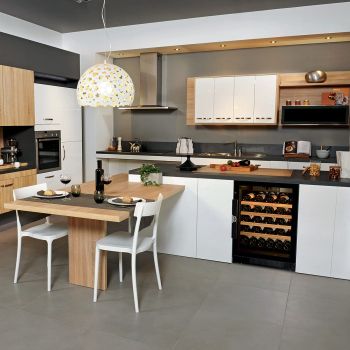 Small wine serving cabinet, multi-temperature, which can be built-in - Compact