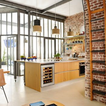 Small wine maturing cabinet, 1 temperature, which can be built-in or flush fitted - Inspiration