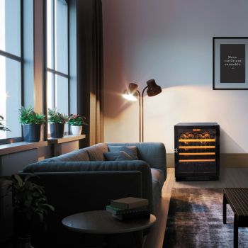 Small wine serving cabinet, multi-temperature, which can be built-in - Compact