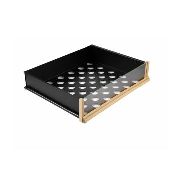 Sliding storage drawer for cigar humidor