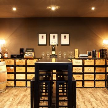 Storage system for 12-bottle wine cases