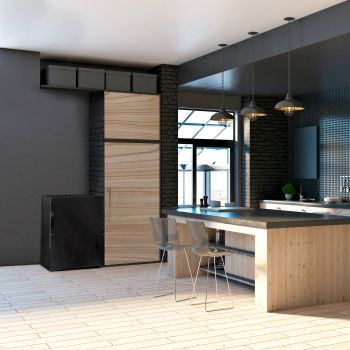 Small wine serving cabinet, multi-temperature - Pure