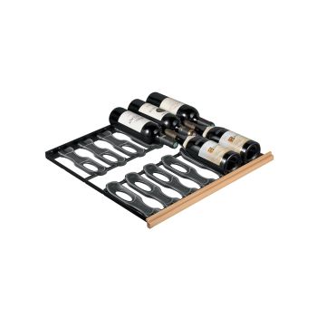 Pure sliding shelf wooden front - 12 bottles