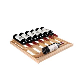 Premiere universal shelf in beech - Up to 77 bottles
