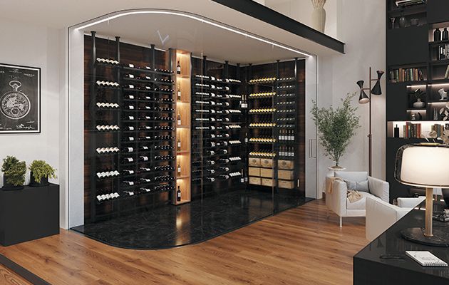 Custom wine cellar design
