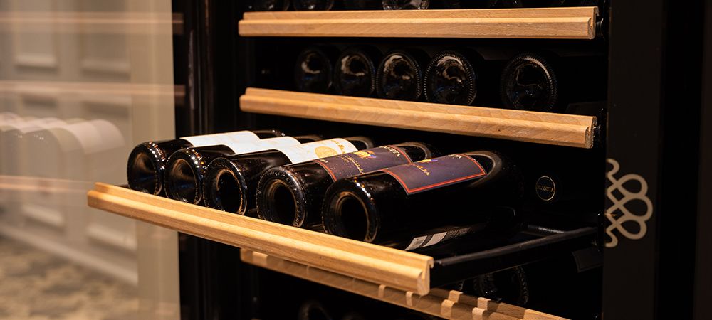 Arranging my wine cabinet