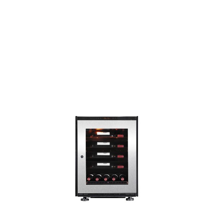 Small wine serving cabinet, multi-temperature, which can be built-in and fluh fitted - Inspiration