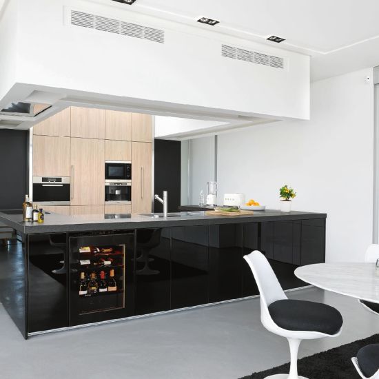 Small wine serving cabinet, multi-temperature, which can be built-in and fluh fitted - Inspiration