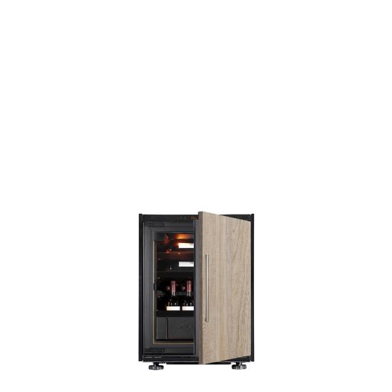 Small wine serving cabinet, multi-temperature, which can be built-in and fluh fitted - Inspiration