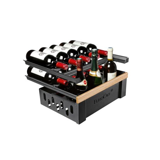 wine service kit ight oak front - 16 bottles