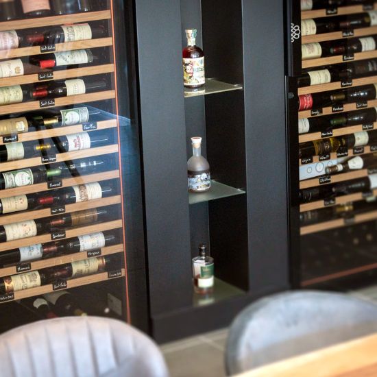 Large wine maturing fridge for long-term storage, 1 temperature - Revelation