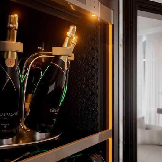 Large champagne cabinet, 1 temperature