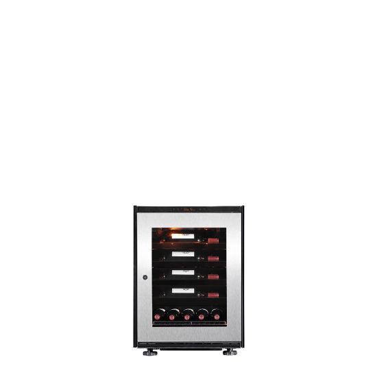 Small wine serving cabinet, multi-temperature, which can be built-in and fluh fitted - Inspiration