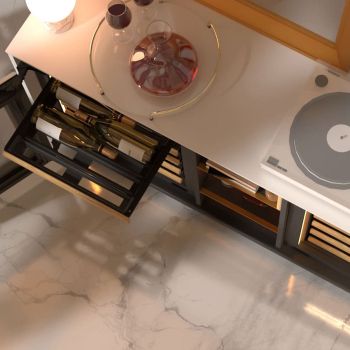 2-temperature sideboard wine cabinet, white - Harmonie