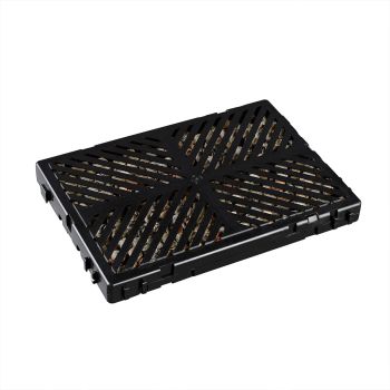 Humidity cartridge with clay balls