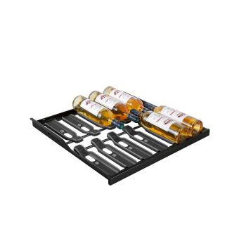 Revelation sliding shelf glossy black front - 12 bottles