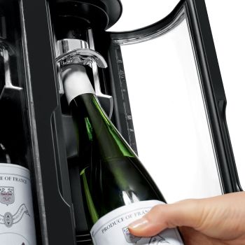 Wine bar for private individuals - brings wine to the correct serving temperature and displays open bottles - 2 bottles.