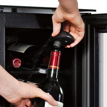 12-bottle wine bar - brings wine to the correct temperature and preserves open bottles