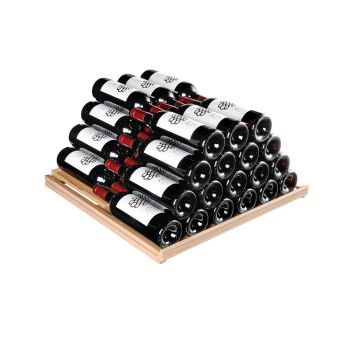 Premiere universal shelf in beech - Up to 77 bottles