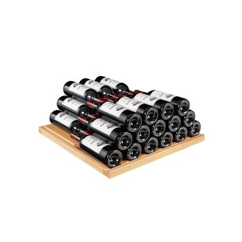 Revelation storage shelf wood front - 77 bottles