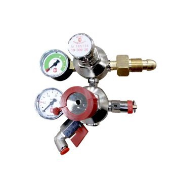 Pressure reducer for nitrogen cylinder, for wine by the glass dispenser