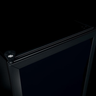 Wine cellar with solid opaque door