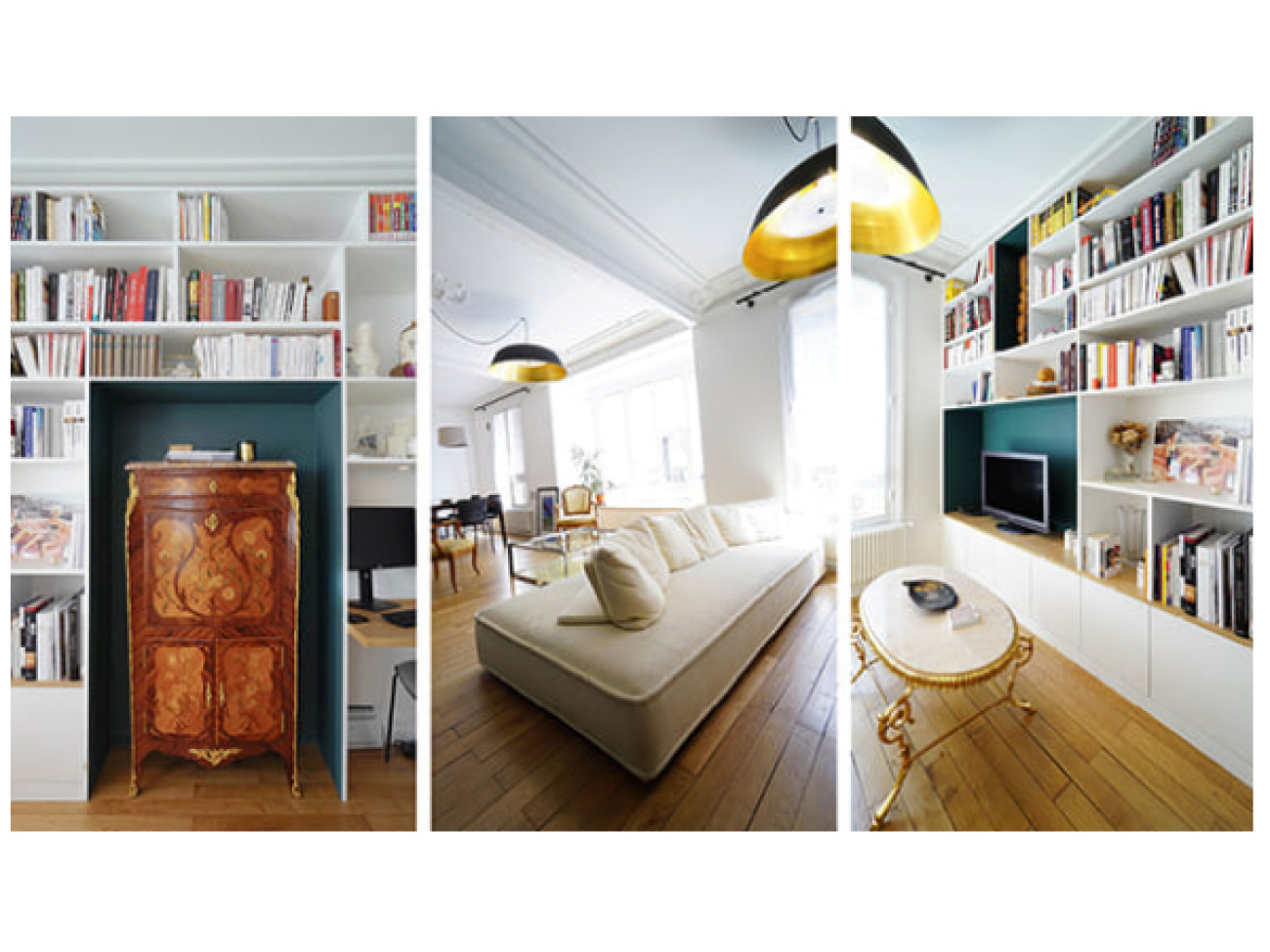 Interior design - A wine cabinet be fully integrated - A Parisian apartment redesigned - Decoration trend