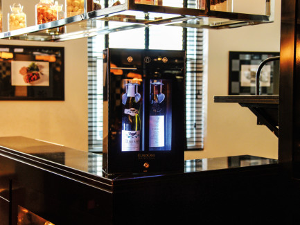 Professional wine serving machine