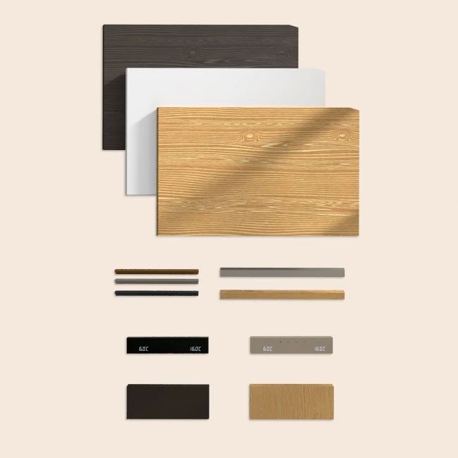 Configure your Harmonie wine cellar down to the smallest detail to match your living room interior design without compromise.