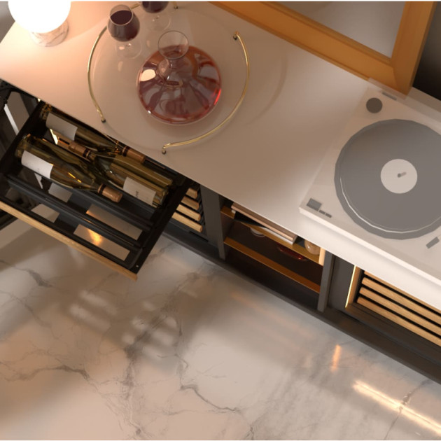 No compromise between the sophistication of your interior design and the practicality of having your wine always to hand in your living space, ready to serve.